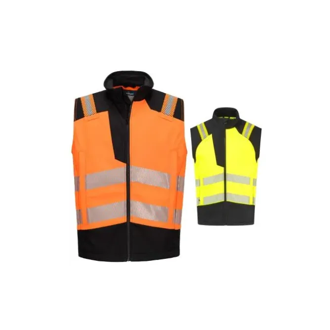 Gilet da Lavoro Portwest Alta Visibilità FR719 Softshell Impermeabile Ignifugo