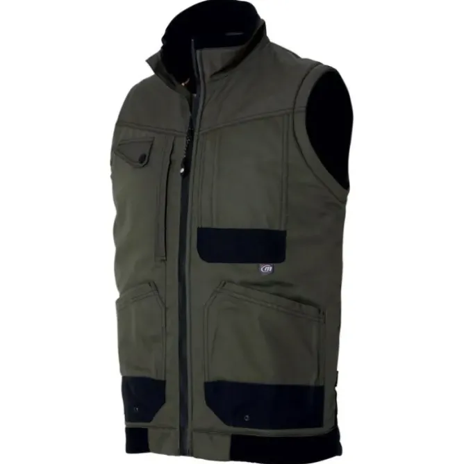 Gilet trapuntato da Lavoro Multitasche Molinel Naturtech Life 0572.4101.204