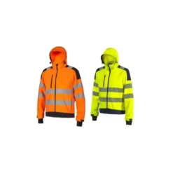 Giubbotto da Lavoro Alta Visibilità Multitasche Softshell Stretch U-Power Wonder HL384