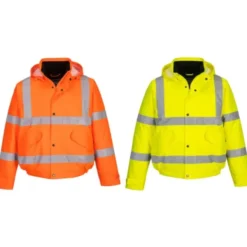 Giubbotto da Lavoro Alta Visibilità Multitasche Impermeabile Stretch Portwest S463