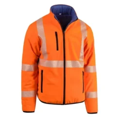 Giubbotto da Lavoro Alta Visibilità Multitasche Softshell Reversibile Sottozero Doubler 2399
