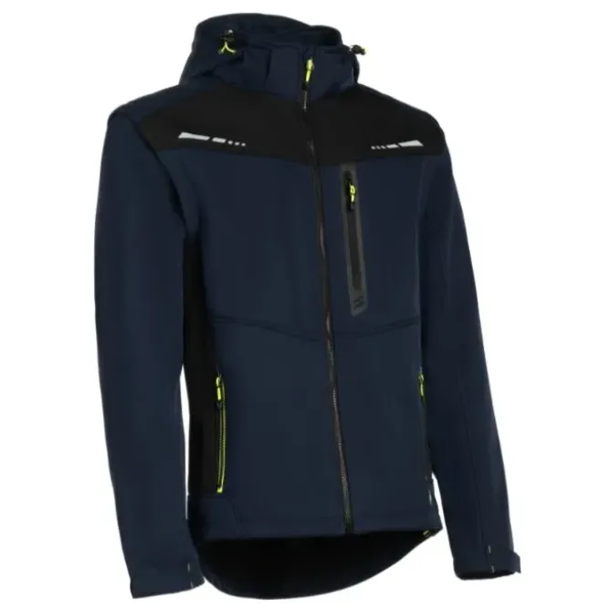 Giubbotto da Lavoro Multitasche Stretch con Capuccio P&P Loyal Softshell Fortis Flex FRX5A 426