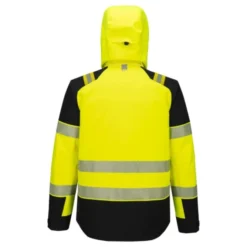 Giubbotto da Lavoro Portwest Alta Visibilità T166 PW3 Hi-Vis Multitasche Impermeabile Stretch