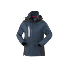 Giubbotto da Lavoro Softshell Multitasche Impermeabile con Cappuccio da Donna Rossini Smarty Lady HH639