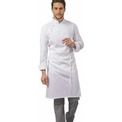Grembiule chef con pettorina 100% cotone Step One Horeca Siggi - 5 pezzi - 68SE0316/00-9000