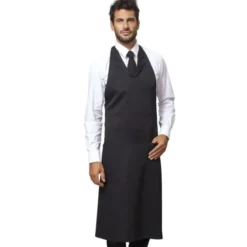 Grembiule con pettorina Diego Horeca Siggi lungo con taschino - 28PZ0397/00-0792