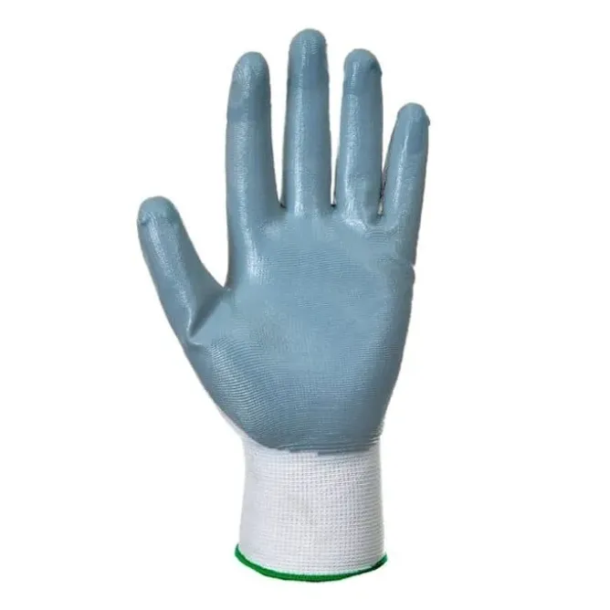 Guanti da lavoro spalmati in Nitrile con supporto in Nylon e filo continuo
