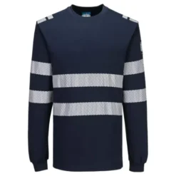 Maglia da Lavoro Portwest FR732 Alta Visibilità Manica Lunga Ignifuga