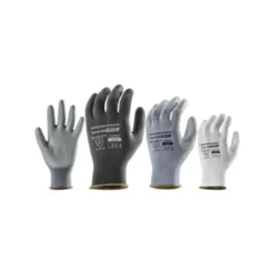 10 Paia - Guanti Da Lavoro Coverguard In Poliuretano Eurolite 1PUBB Rischi Meccanici