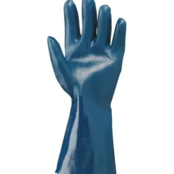 12 Paia - Guanti in tessuto Jersey di cotone rivestito in NBR - 935/RG Neri