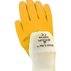 12 Paia - Guanto Showa 4400 Antiolio / Antiabrasione spalmato in Nitrile sh4400