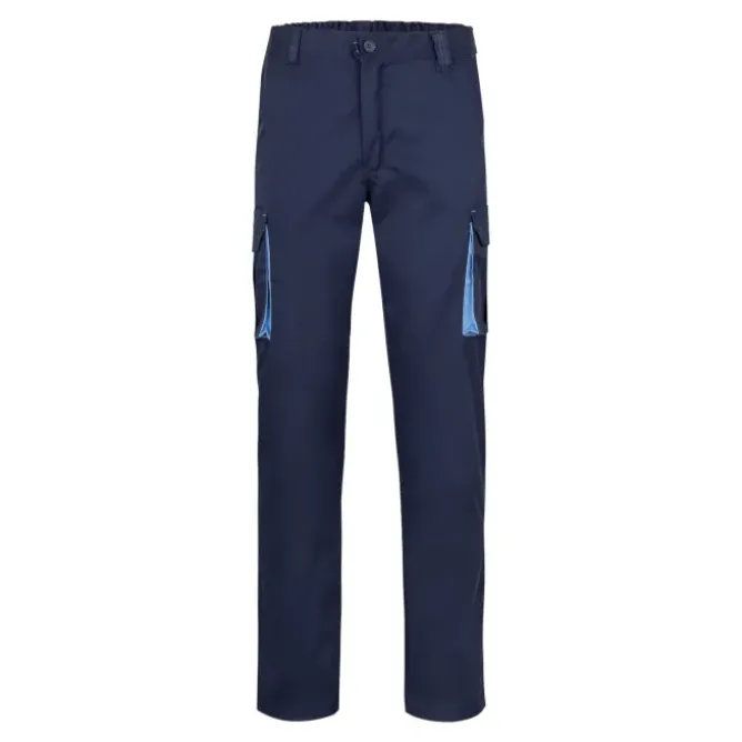Pantalone bicolore da Lavoro Stretch Multitasche Velilla 103024S