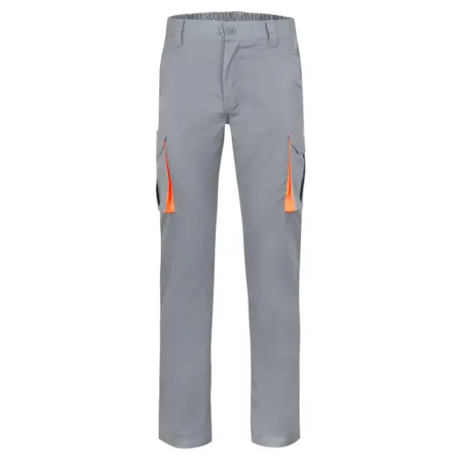 Pantalone bicolore da Lavoro Stretch Multitasche Velilla 103024S