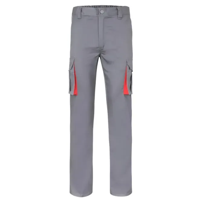 Pantalone bicolore da Lavoro Stretch Multitasche Velilla 103024S
