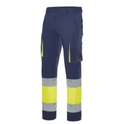 Pantalone bicolore da Lavoro Alta Visibilità Stretch Multitasche Velilla 303002S