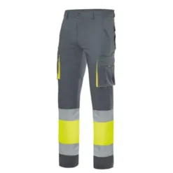 Pantalone bicolore da Lavoro Alta Visibilità Stretch Multitasche Velilla 303002S