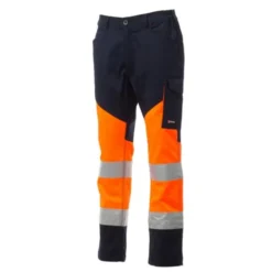 Pantalone bicolore da lavoro Alta Visibilità Multitasche Payper Working Summer AY 7593