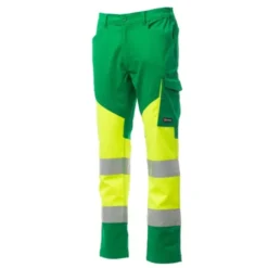 Pantalone bicolore da lavoro Alta Visibilità Multitasche Payper Working Summer AY 7593