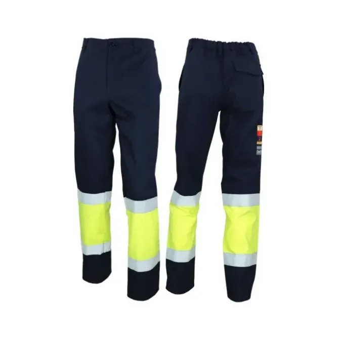 Pantalone da lavoro Alta visibilità Multitasche Ignifugo Antistatico Pentavalente Logica CORFU-L