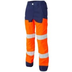 Pantalone da Lavoro con ginocchiera Alta Visibilità Multitasche Molinel Luklight 2460.2351.044