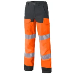Pantalone da Lavoro con ginocchiera Alta Visibilità Multitasche Molinel Luklight 2460.2351.044