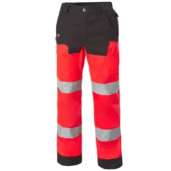 Pantalone da Lavoro con ginocchiera Alta Visibilità Multitasche Molinel Luklight 2460.2351.044