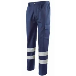 Pantalone da lavoro 100% cotone Alta visibilità Multitasche Logica 9030AID-L