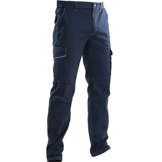 Pantalone da Lavoro 100% Cotone Multitasche P&P Loyal Fustagno F2002 101