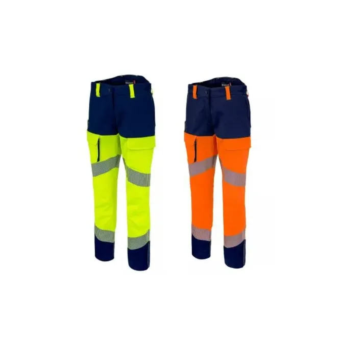 Pantalone Da Lavoro Molinel 11123226158 R-Flex Alta Visibilità Multitasche Donna