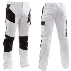Pantalone da Lavoro Multitasche Stretch Slim Fit P&P Loyal Jump JMP-WHITE