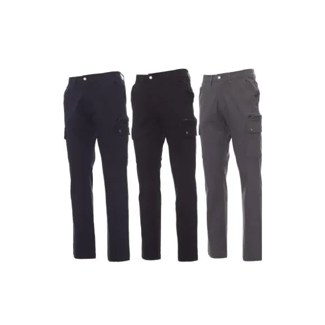 Pantalone Da Lavoro Multitasche 100% Cotone Twill Forest Winter- Payper AY 7324