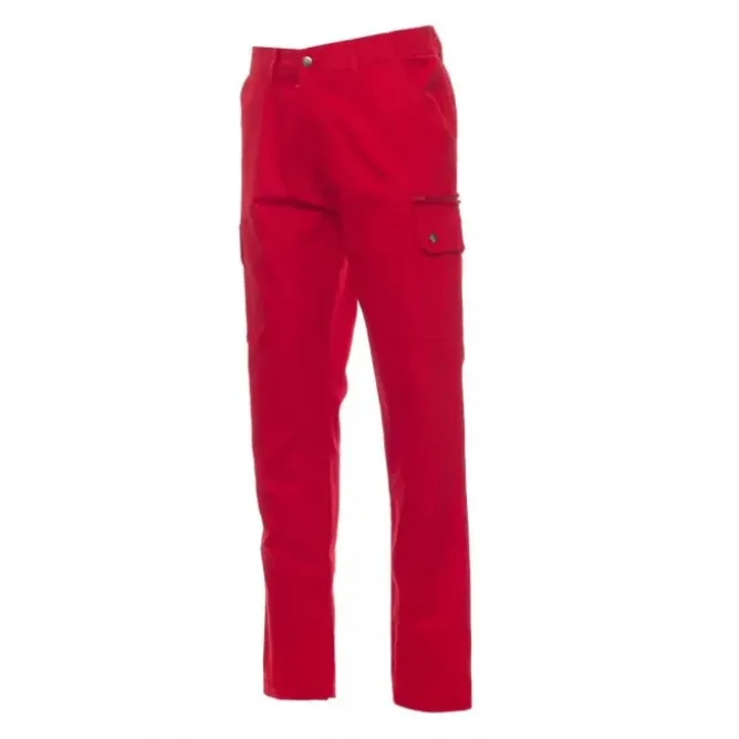 Pantalone Da Lavoro Multitasche 100% Cotone Twill Forest - Payper AY 7332