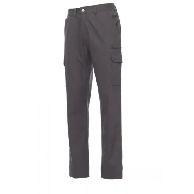 Pantalone Da Lavoro Multitasche 100% Cotone Twill Forest - Payper AY 7332