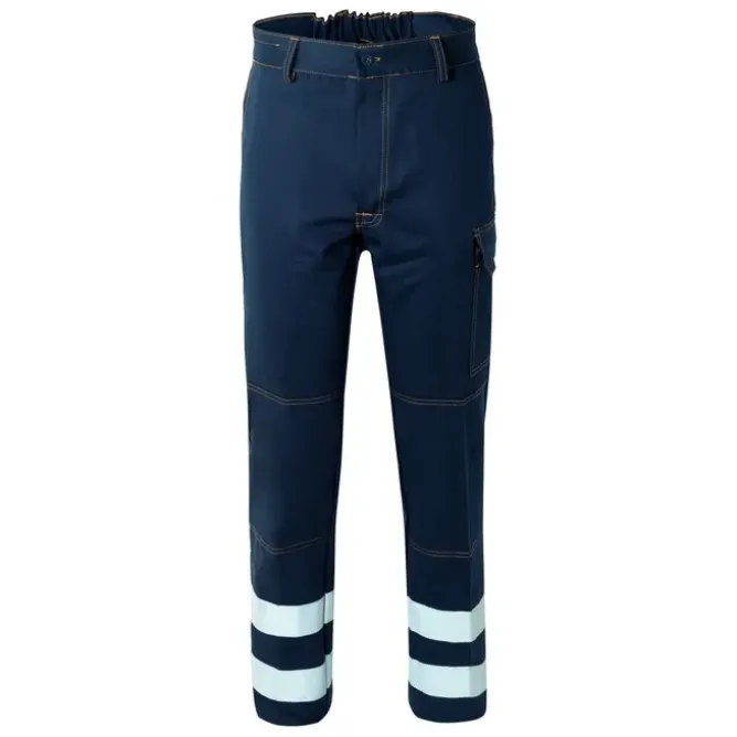 Pantalone da Lavoro Multitasche Rossini SerioPlus+ con Bande Rifrangenti A00106