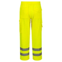 Pantaloni da Lavoro Alta Visibilità Impermeabile Multitasche Combat Portwest E046