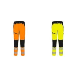 Pantaloni da Lavoro Alta Visibilità Multitasche Impermeabili Stretch Portwest T140