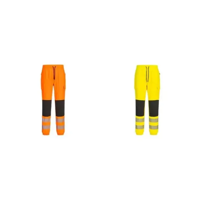 Pantaloni da Lavoro Alta Visibilità Multitasche Stretch Flexi Jogger Portwest KX346