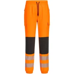 Pantaloni da Lavoro Alta Visibilità Multitasche Stretch Flexi Jogger Portwest KX346