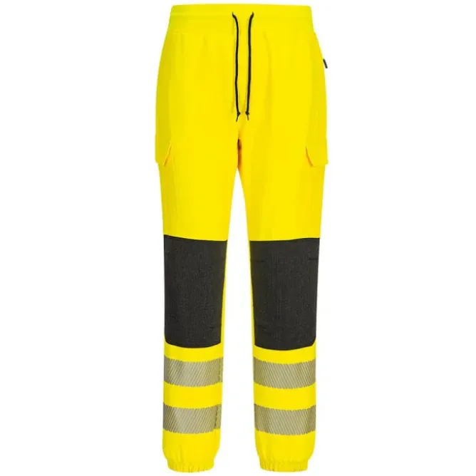Pantaloni da Lavoro Alta Visibilità Multitasche Stretch Flexi Jogger Portwest KX346