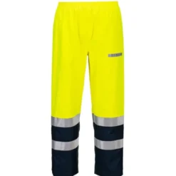 Pantaloni da Lavoro Alta Visibilità Impermeabile Ignifugo Leggeri Portwest FR410