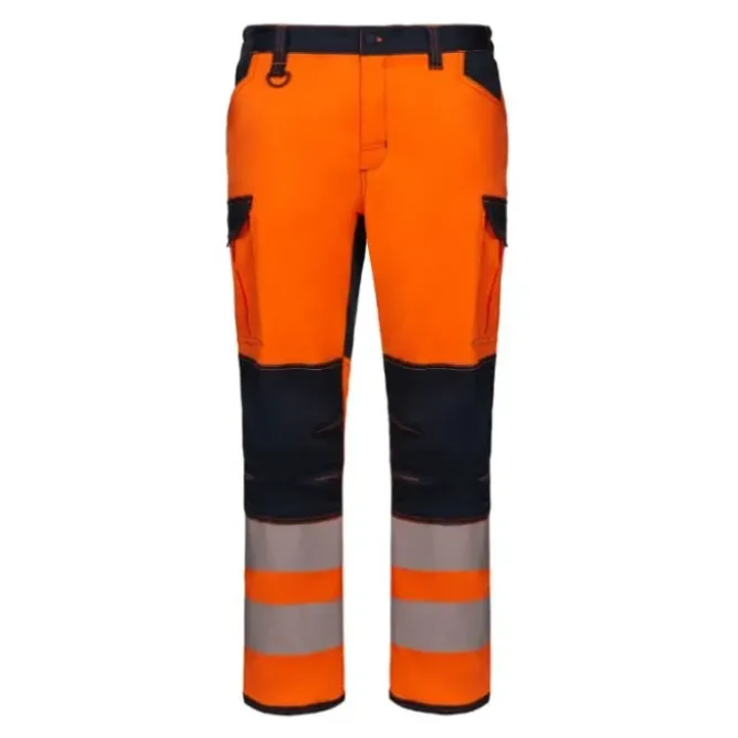 Pantaloni da Lavoro Alta Visibilità Multitasche Stretch Bicolore Velilla 303010S