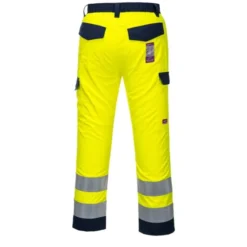 Pantaloni da Lavoro Alta Visibilità Impermeabile Ignifugo Multitasche Modaflame Portwest MV46