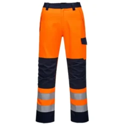 Pantaloni da Lavoro Alta Visibilità Impermeabile Ignifugo Multitasche Modaflame Portwest MV36