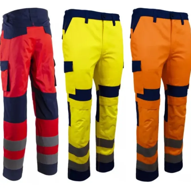 Pantaloni da Lavoro Coverguard Hibana II Alta Visibilità Multitasche Stretch 5HBA16
