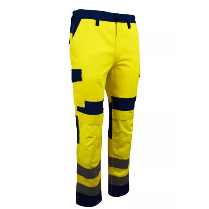 Pantaloni da Lavoro Coverguard Hibana II Alta Visibilità Multitasche Stretch 5HBA16