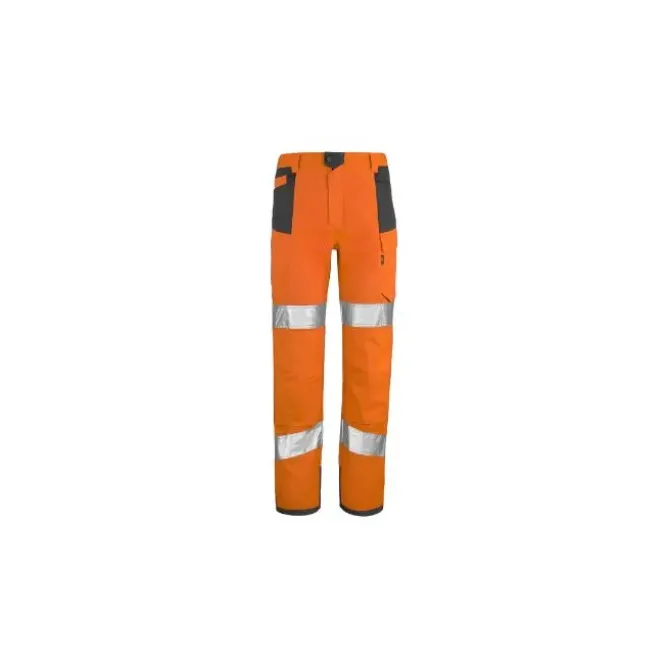 Pantaloni da Lavoro Lafont alta visibilità con tasche al ginocchio 1HVNG3PI