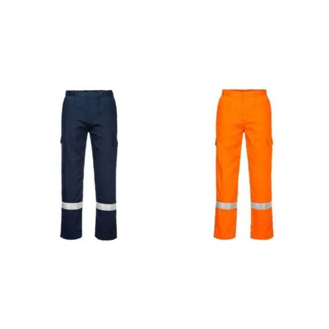 Pantaloni da Lavoro Leggeri Alta Visibilità Multitasche Ignifugo Multi-norma Portwest FR412