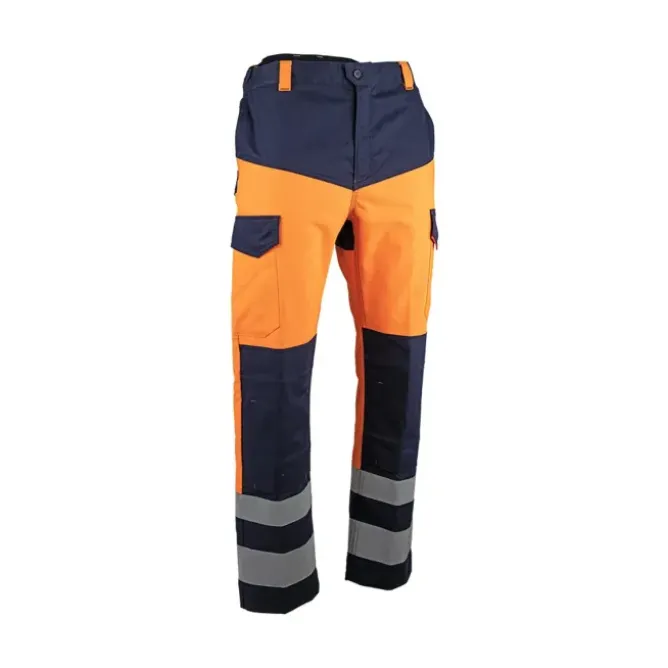 Pantaloni da Lavoro LMA Xenon 1712 Alta Visibilità Multitasche Multirischio Metalfree