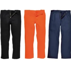 Pantaloni da Lavoro Multitasche Ignifugo 100% Cotone Stretch Multinorma Bizweld Portwest BZ30