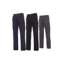 Pantaloni da lavoro Multitasche in Cotone con Triple Ciciture Texas - Payper AY 7338